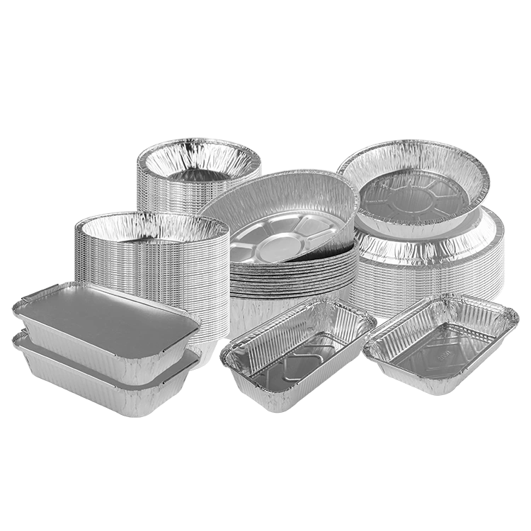 Silver Aluminum Foil Containers Silver Aluminum Foil Containers