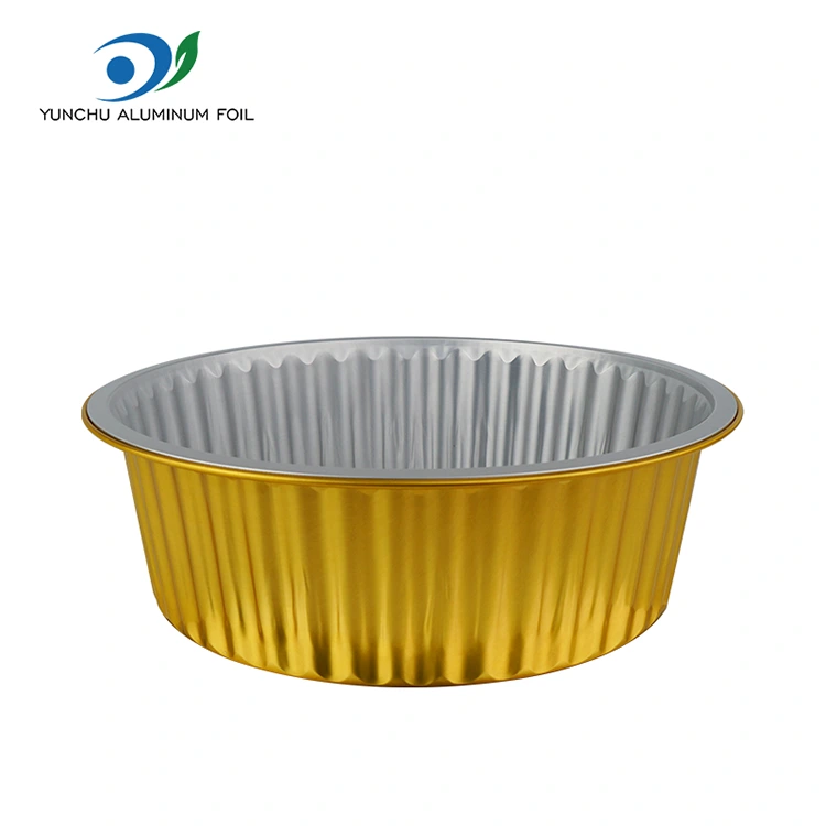 3000ml Disposable Round Aluminum Foil Containers 3000ml Disposable Round Aluminum Foil Containers