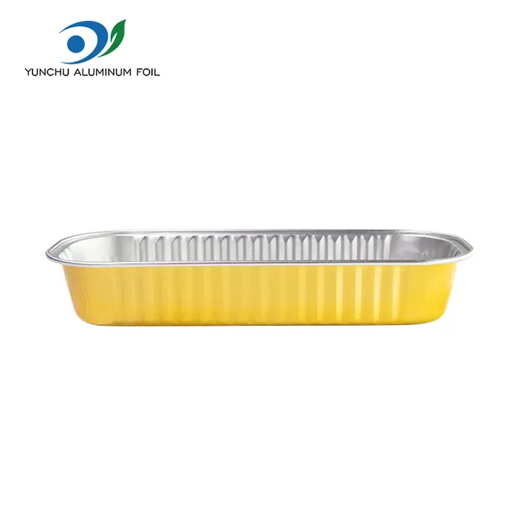 Rectangular Baking Smooth Wall Aluminum Foil Container Rectangular Baking Smooth Wall Aluminum Foil Container