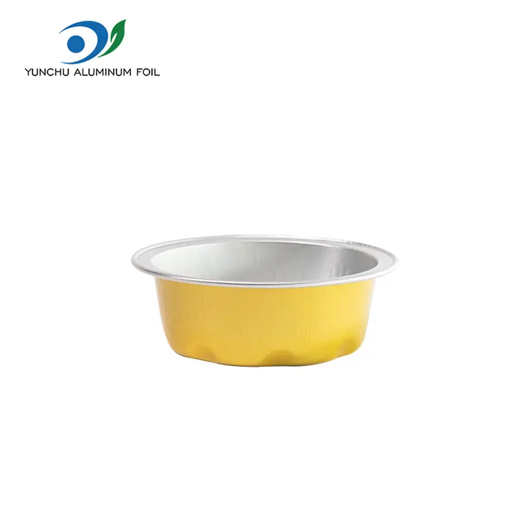 Round Cake Cup Smoothwall Aluminum Foil Containers Round Cake Cup Smoothwall Aluminum Foil Containers